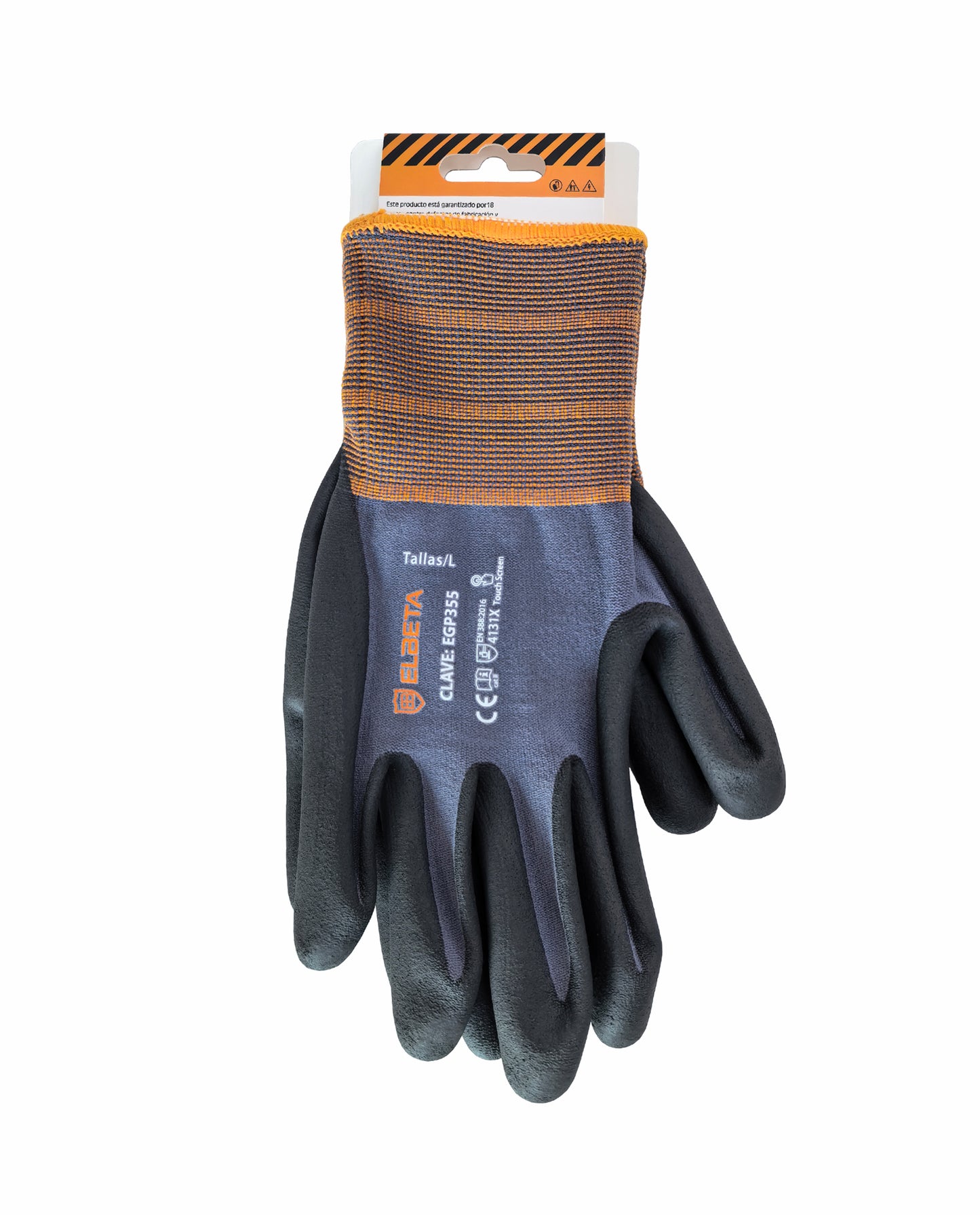 EGP355 Guantes de Trabajo de Nylon Spandex con Recubrimiento de Nitrilo - Ajuste Premium y Flexibilidad