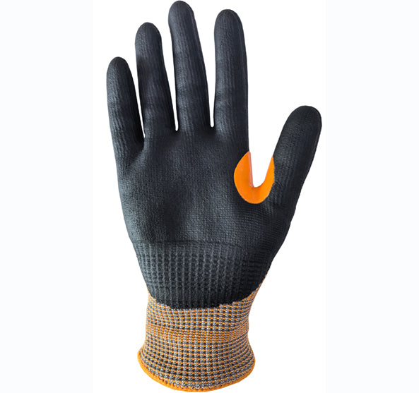 EAC550 Guantes Anticorte A5 - Guantes de Trabajo de Seguridad Premium con Recubrimiento de Nitrilo