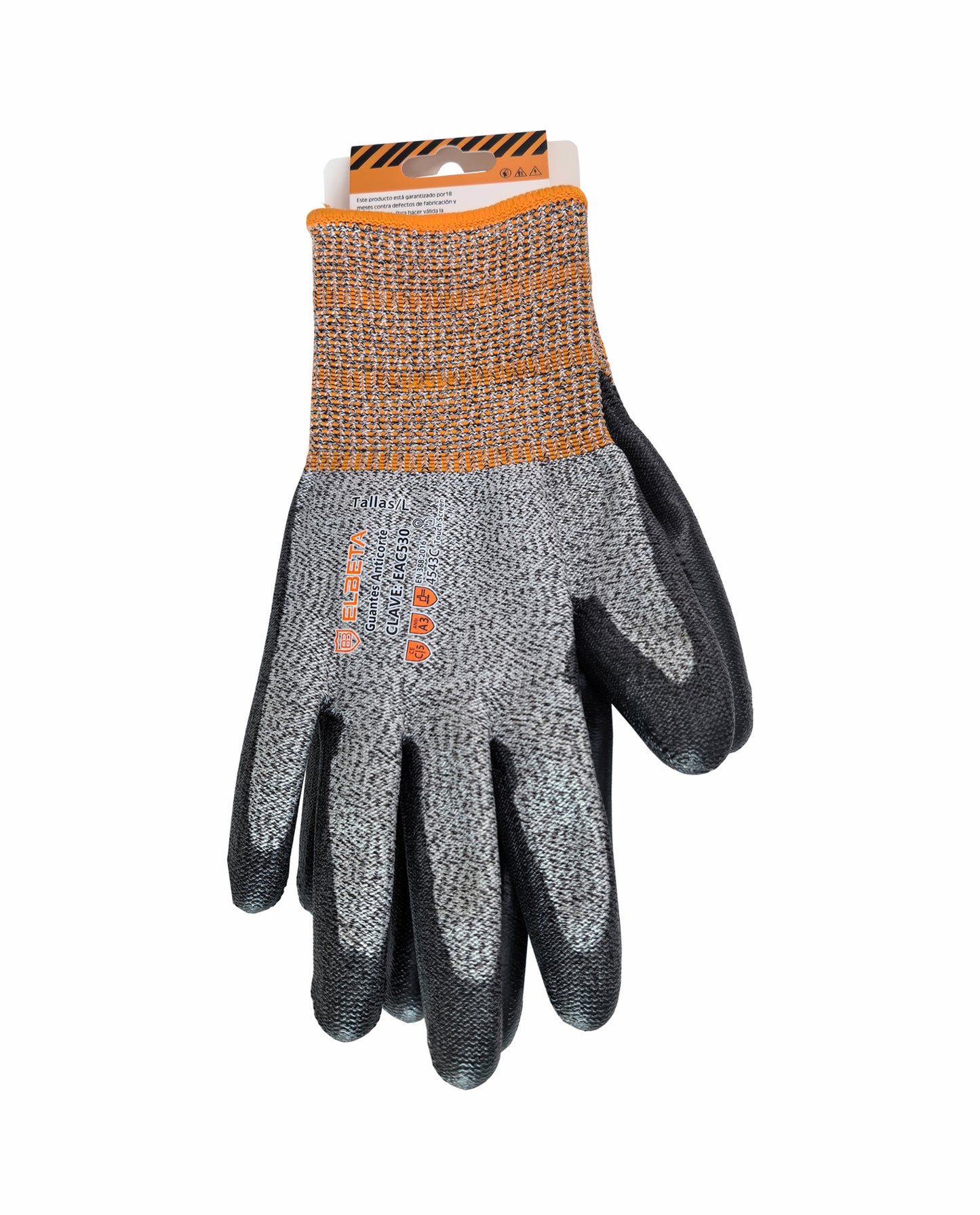 EAC530 Guantes Anticorte A3 - Guantes de Seguridad de Precisión Ultra-Delgados con Agarre Superior
