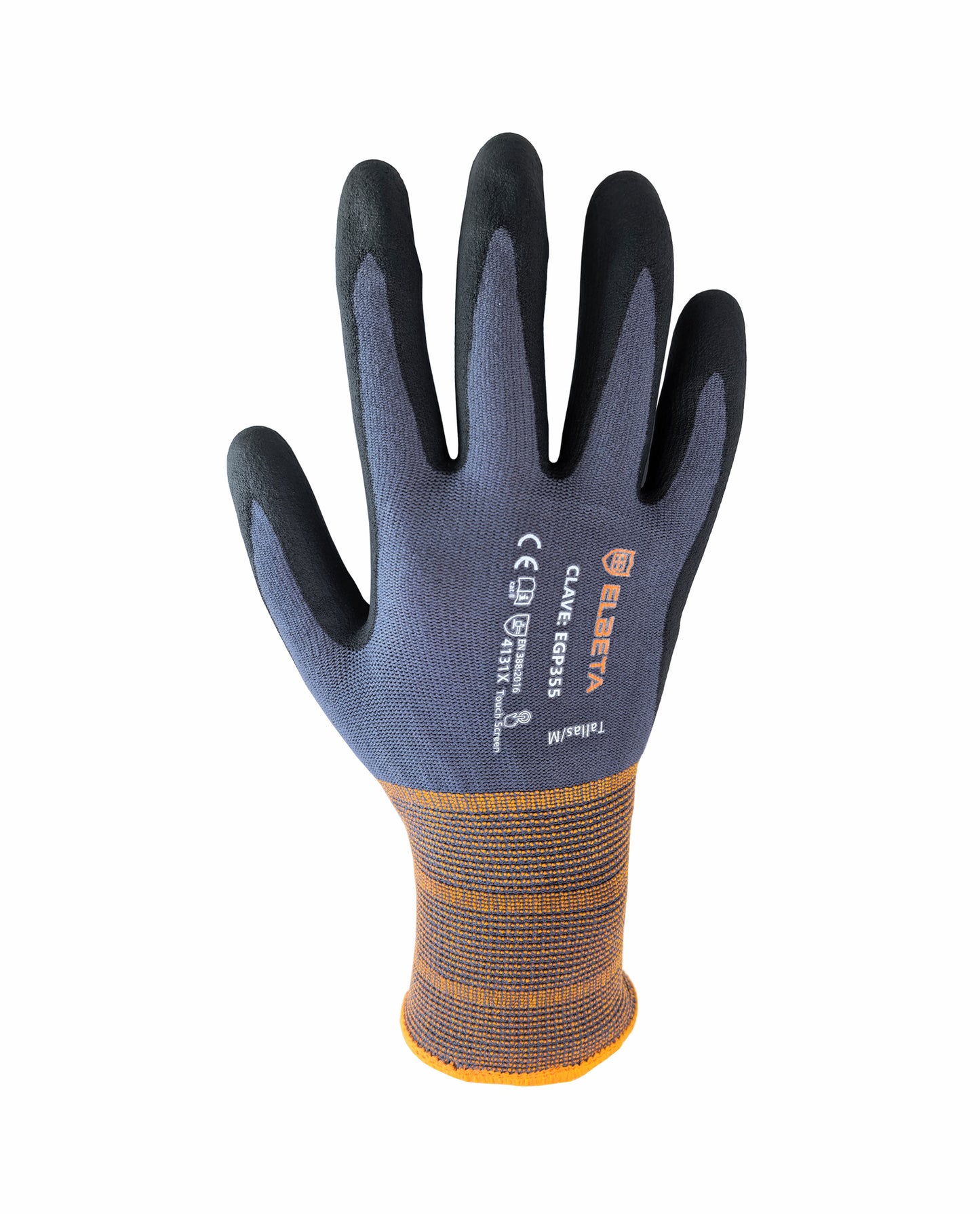 EGP355 Guantes de Trabajo de Nylon Spandex con Recubrimiento de Nitrilo - Ajuste Premium y Flexibilidad